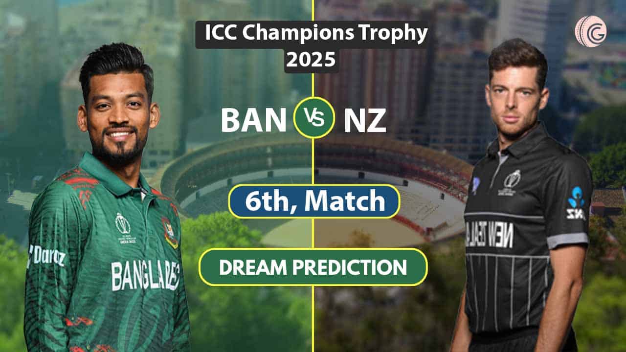 BAN vs NZ Dream11 Prediction, Best Captain Choice: 6th Match