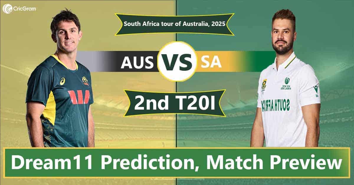 AUS vs SA Dream 11 Team, 2nd T20I South Africa tour of Australia