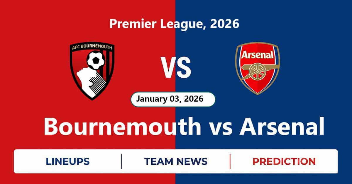 Bournemouth vs Arsenal, 2026