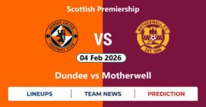 Dundee vs Motherwell